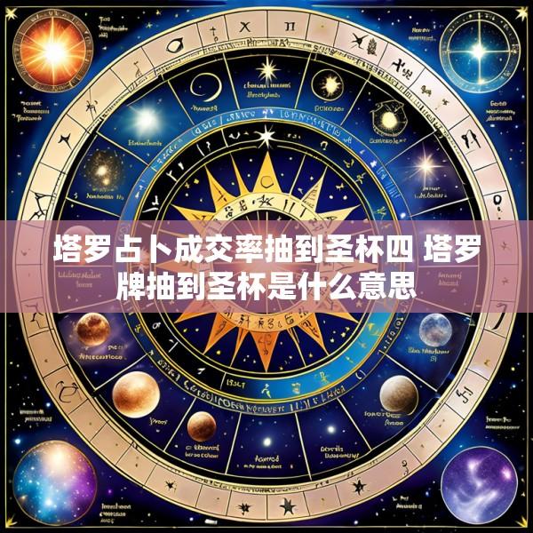 塔罗占卜成交率抽到圣杯四 塔罗牌抽到圣杯是什么意思