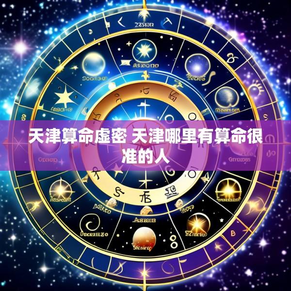 天津算命虚密 天津哪里有算命很准的人