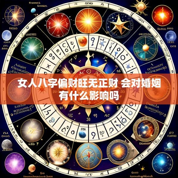 女人八字偏财旺无正财 会对婚姻有什么影响吗