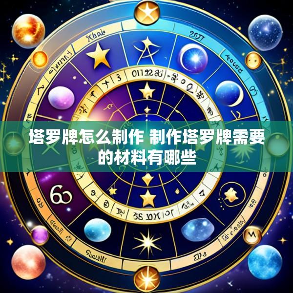 塔罗牌怎么制作 制作塔罗牌需要的材料有哪些