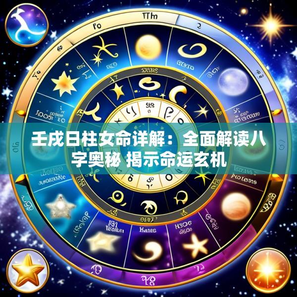 壬戌日柱女命详解：全面解读八字奥秘 揭示命运玄机