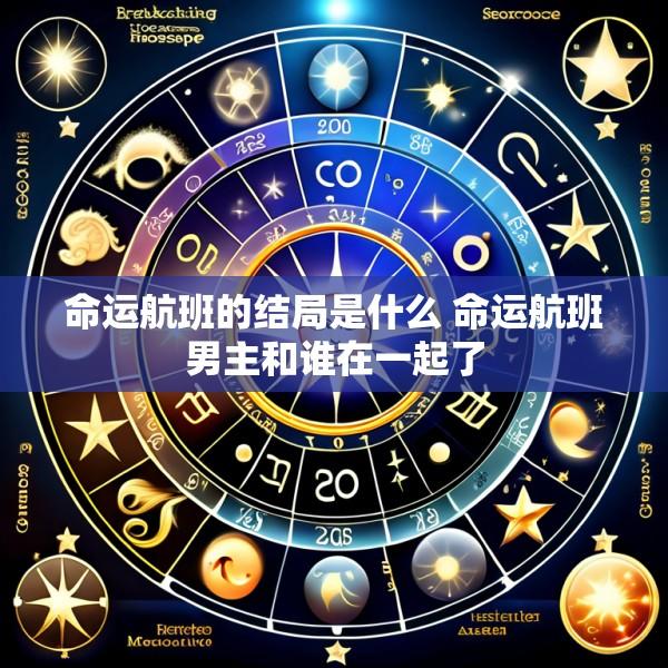 命运航班的结局是什么 命运航班男主和谁在一起了