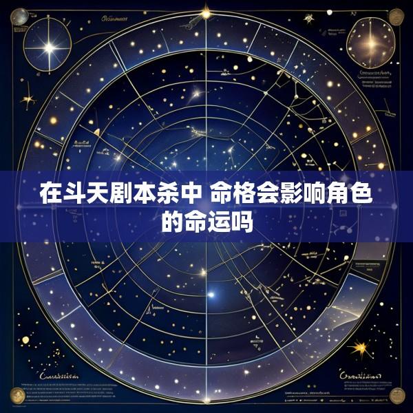 在斗天剧本杀中 命格会影响角色的命运吗
