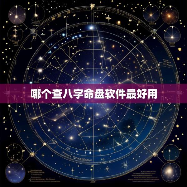 哪个查八字命盘软件最好用