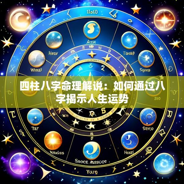 四柱八字命理解说：如何通过八字揭示人生运势