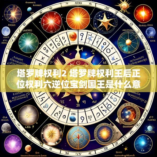 塔罗牌权利2 塔罗牌权利王后正位权利六逆位宝剑国王是什么意思