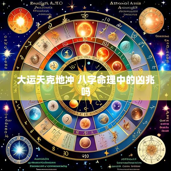 大运天克地冲 八字命理中的凶兆吗