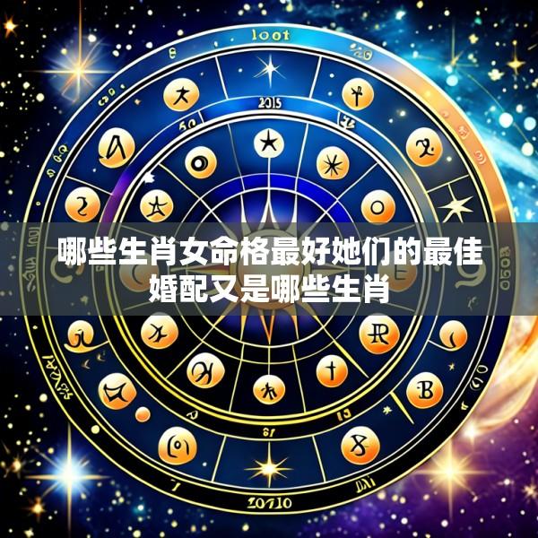 哪些生肖女命格最好她们的最佳婚配又是哪些生肖