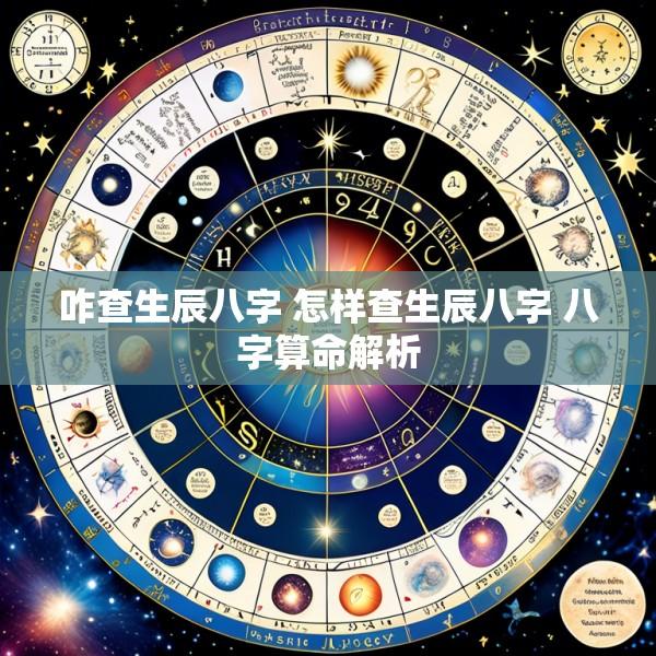 咋查生辰八字 怎样查生辰八字 八字算命解析