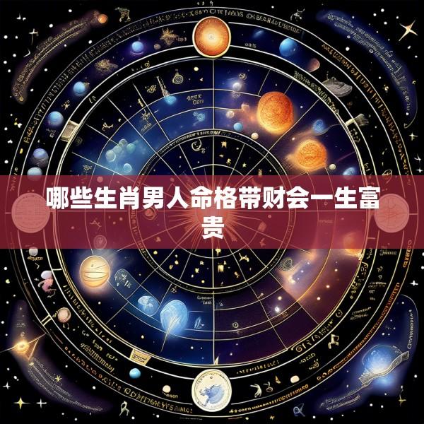 哪些生肖男人命格带财会一生富贵