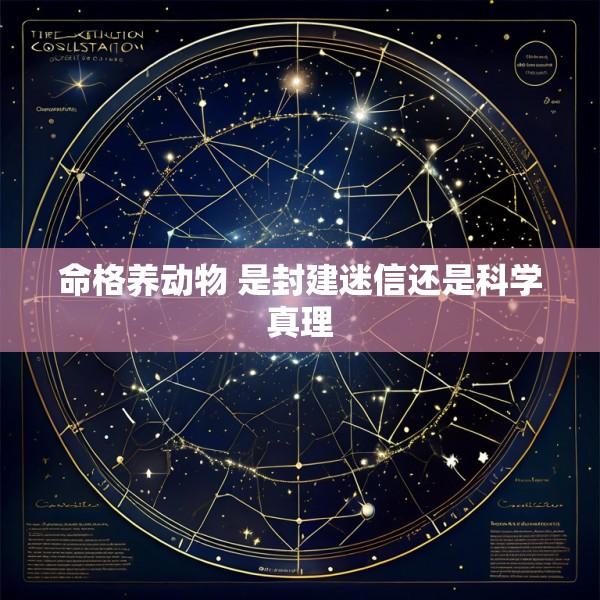 命格养动物 是封建迷信还是科学真理