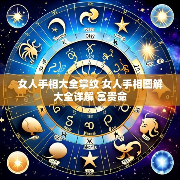 女人手相大全掌纹 女人手相图解大全详解 富贵命