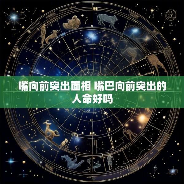 嘴向前突出面相 嘴巴向前突出的人命好吗