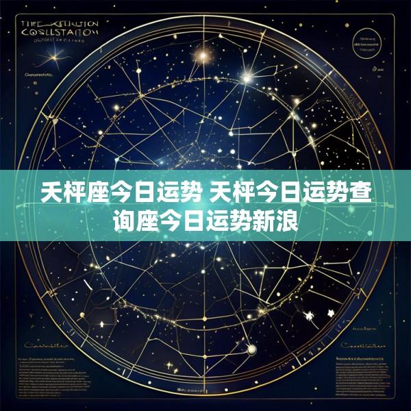 夭枰座今日运势 天枰今日运势查询座今日运势新浪