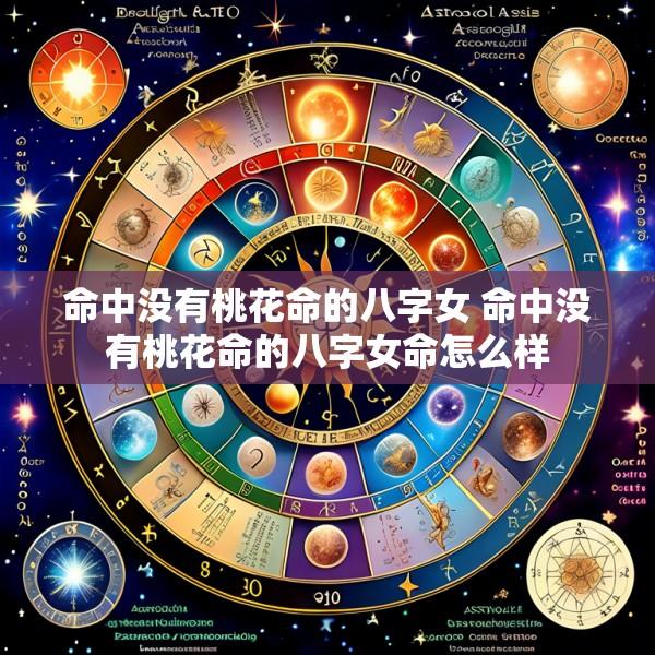 命中没有桃花命的八字女 命中没有桃花命的八字女命怎么样
