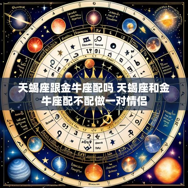 天蝎座跟金牛座配吗 天蝎座和金牛座配不配做一对情侣