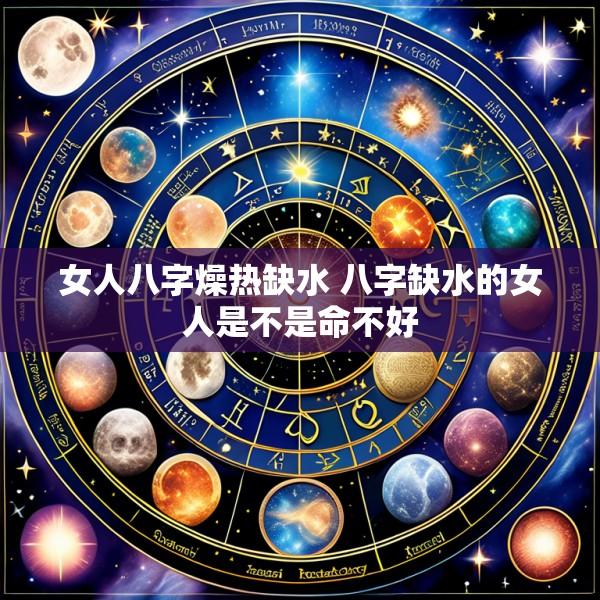 女人八字燥热缺水 八字缺水的女人是不是命不好