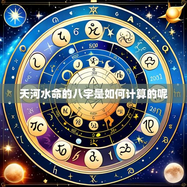天河水命的八字是如何计算的呢