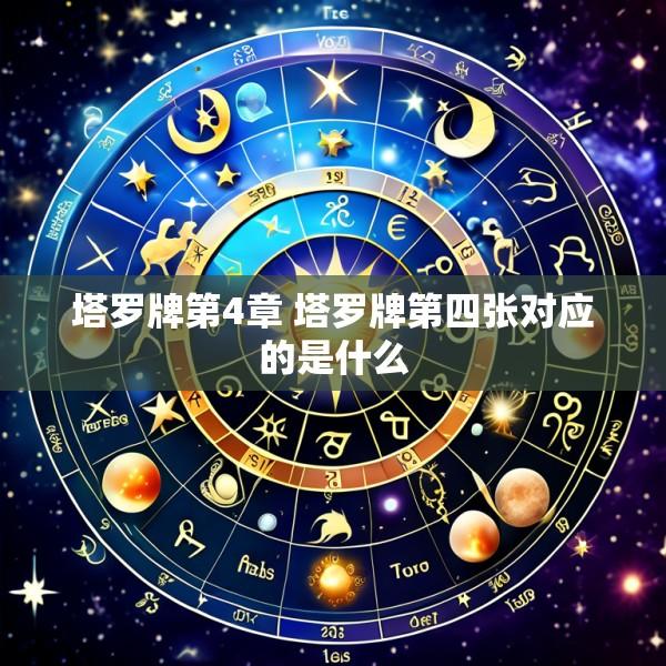 塔罗牌第4章 塔罗牌第四张对应的是什么