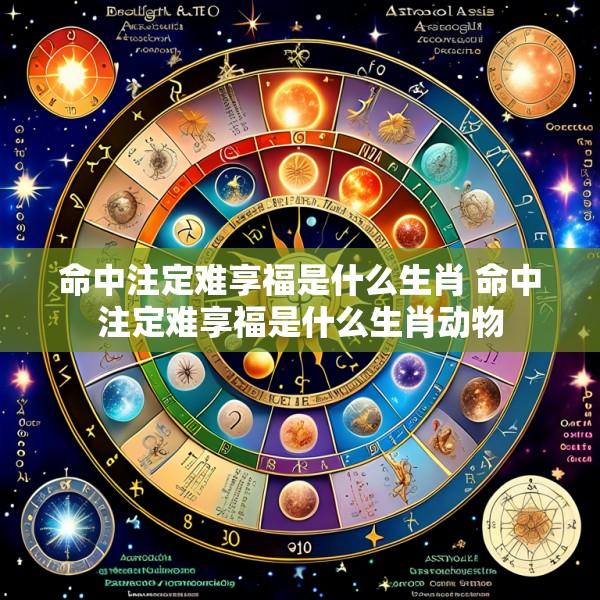 命中注定难享福是什么生肖 命中注定难享福是什么生肖动物
