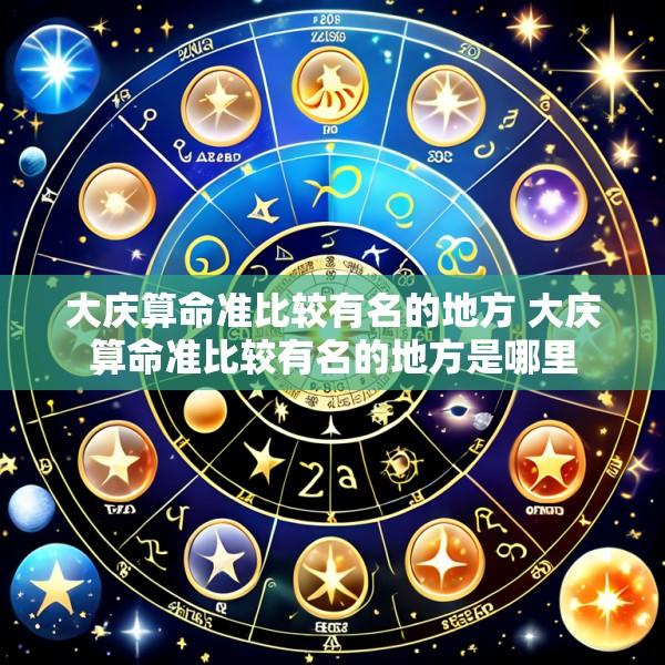 大庆算命准比较有名的地方 大庆算命准比较有名的地方是哪里