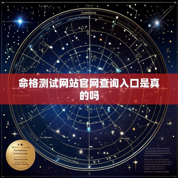 命格测试网站官网查询入口是真的吗