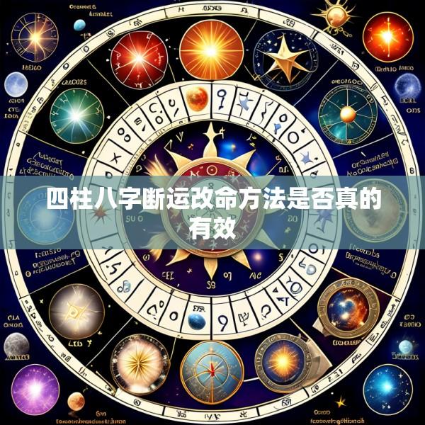 四柱八字断运改命方法是否真的有效