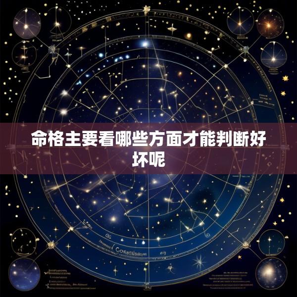 命格主要看哪些方面才能判断好坏呢
