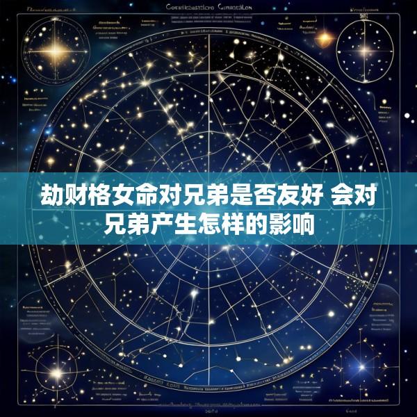 劫财格女命对兄弟是否友好 会对兄弟产生怎样的影响