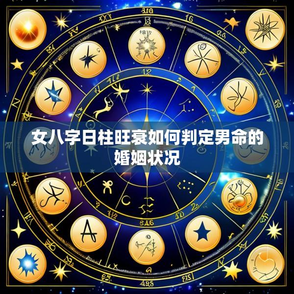 女八字日柱旺衰如何判定男命的婚姻状况