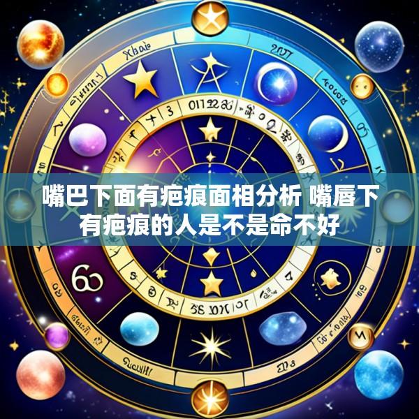 嘴巴下面有疤痕面相分析 嘴唇下有疤痕的人是不是命不好