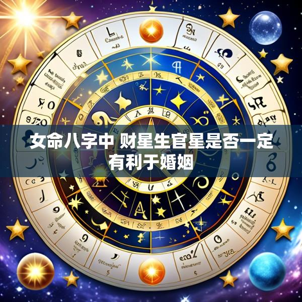 女命八字中 财星生官星是否一定有利于婚姻