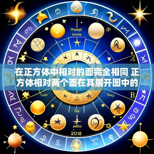 在正方体中相对的面完全相同 正方体相对两个面在其展开图中的位置有什么关系