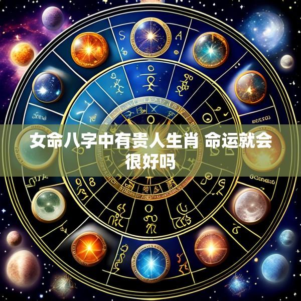 女命八字中有贵人生肖 命运就会很好吗