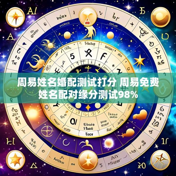 周易姓名婚配测试打分 周易免费姓名配对缘分测试98%