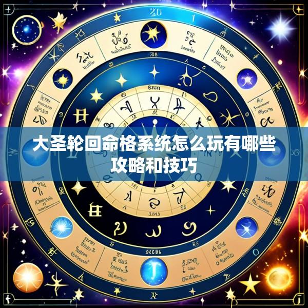 大圣轮回命格系统怎么玩有哪些攻略和技巧
