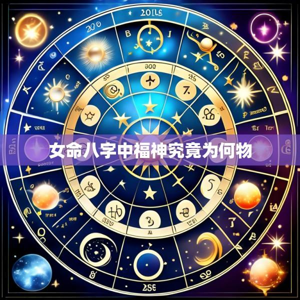 女命八字中福神究竟为何物