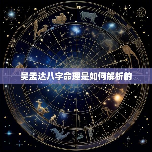 吴孟达八字命理是如何解析的