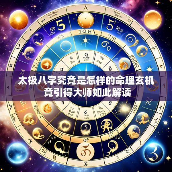 太极八字究竟是怎样的命理玄机 竟引得大师如此解读
