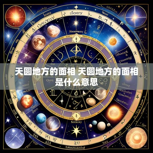 天圆地方的面相 天圆地方的面相是什么意思