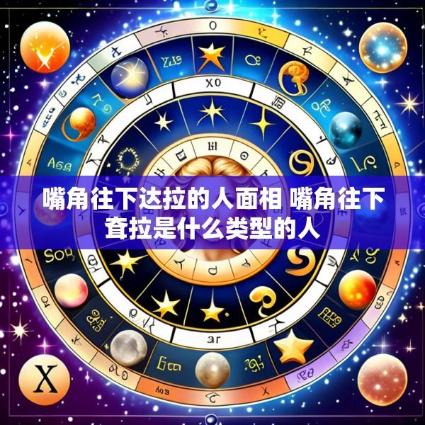 嘴角往下达拉的人面相 嘴角往下耷拉是什么类型的人