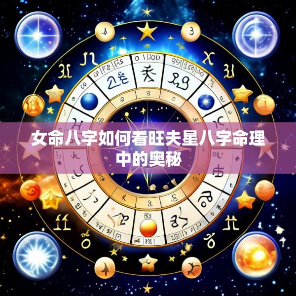 女命八字如何看旺夫星八字命理中的奥秘