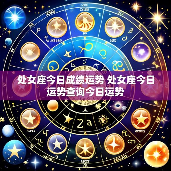 处女座今日成绩运势 处女座今日运势查询今日运势
