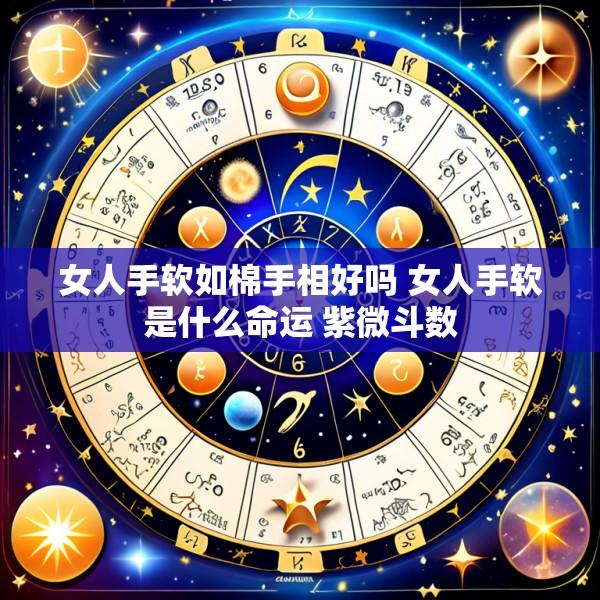 女人手软如棉手相好吗 女人手软是什么命运 紫微斗数