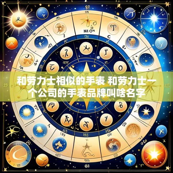 和劳力士相似的手表 和劳力士一个公司的手表品牌叫啥名字