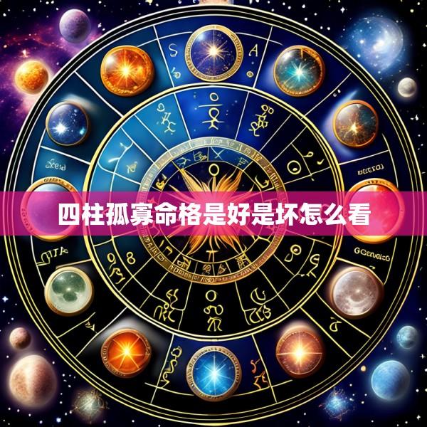 四柱孤寡命格是好是坏怎么看