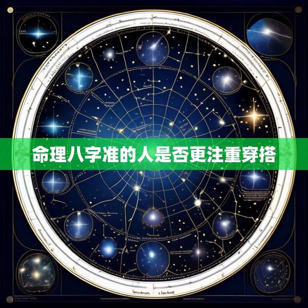 命理八字准的人是否更注重穿搭