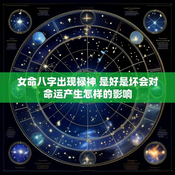 女命八字出现禄神 是好是坏会对命运产生怎样的影响