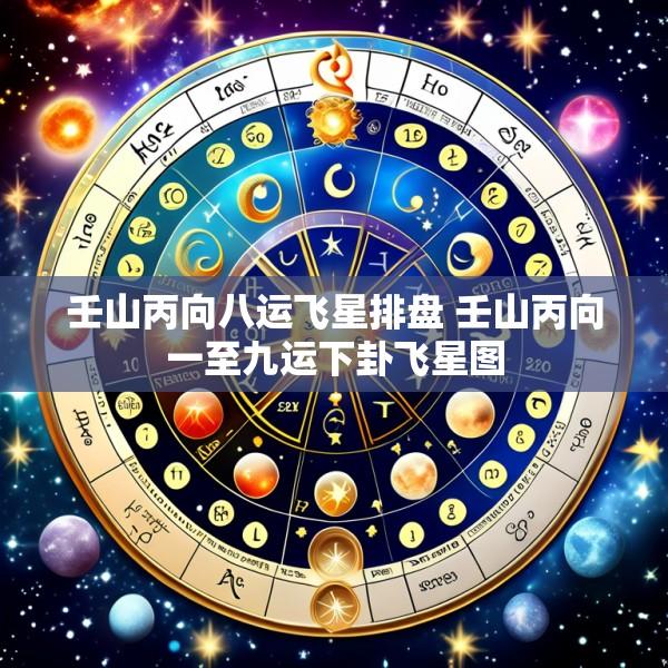 壬山丙向八运飞星排盘 壬山丙向一至九运下卦飞星图