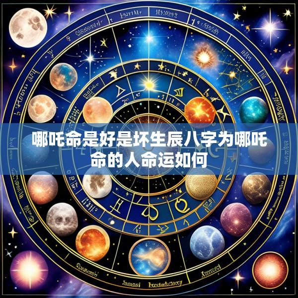 哪吒命是好是坏生辰八字为哪吒命的人命运如何